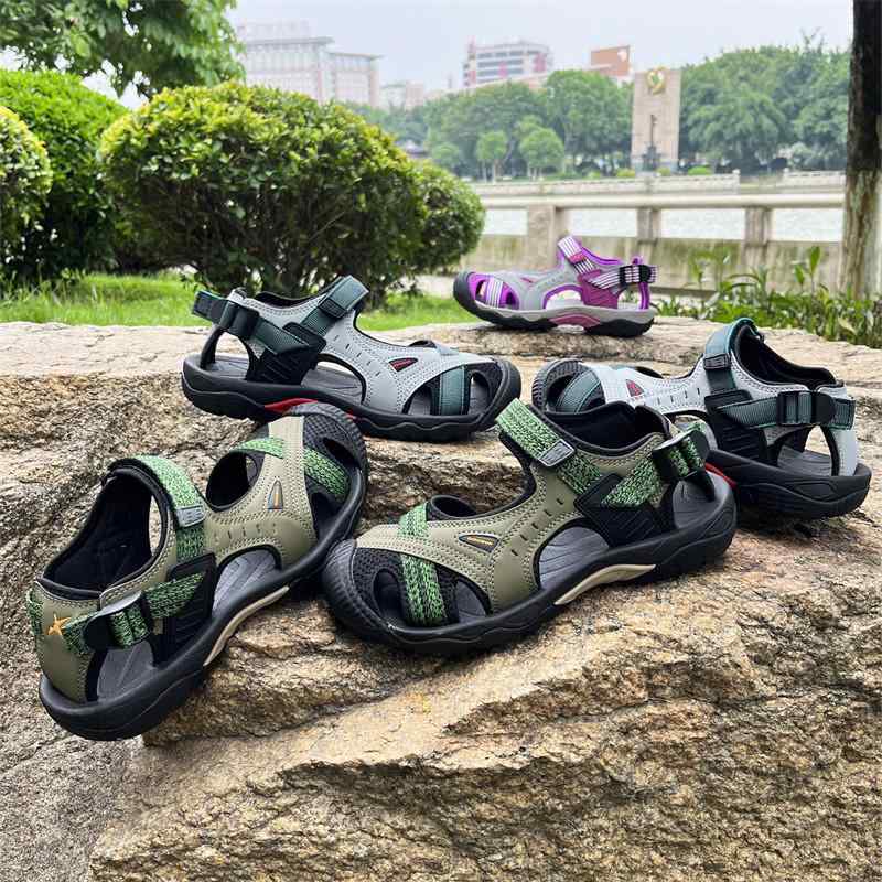 サンダル 男の子用 夏用 ビーチシューズ 水遊び対応 つま先保護 クッションソール ...