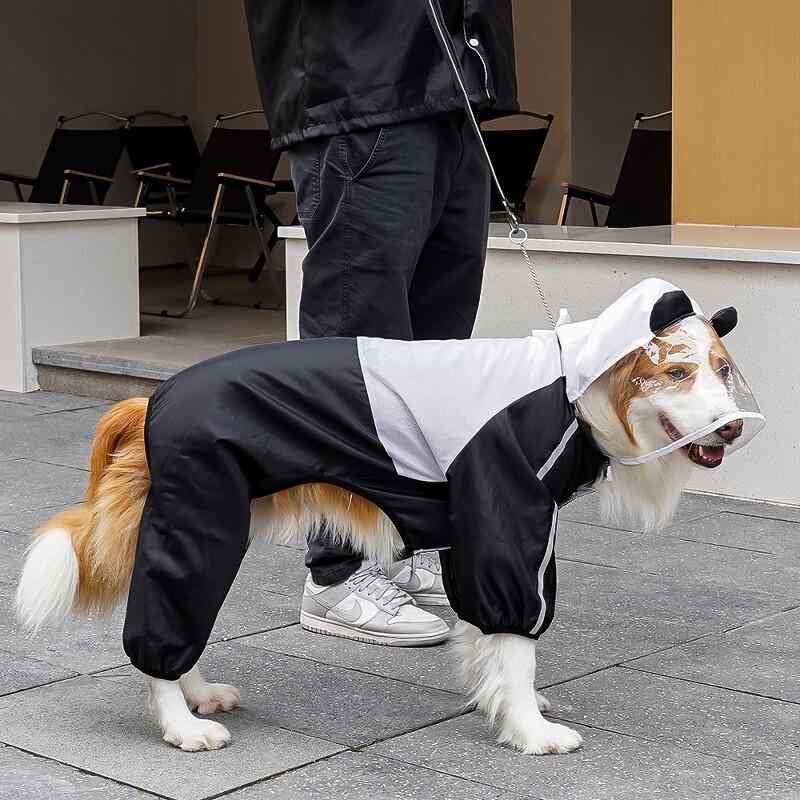 ペット用 レインコート 犬猫対応 防水 全包み 四脚保護 中小型犬 屋外散歩用 汚れ防止 雨具 軽量 伸縮性