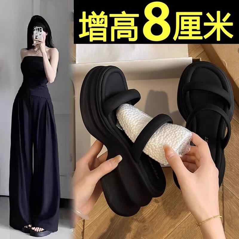 サンダル レディース 厚底 ローマ風 夏用 ハイヒール 増高 フェミニン かわいい 軽量 快適 履き心地