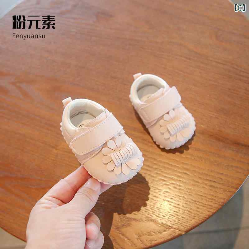 ベビーサンダル 女の子用 夏用 ソフトソール 防滑 つま先カバー プリンセス 学歩靴 軽量 通気性 柔らかい素材 室内外対応 かわいい 3