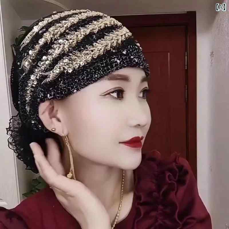 ヘッドバンド フェザー柄 白髪隠し 通気性 軽量 おしゃれ ヘアアクセサリー ヘッドカバー 女性用 日常使い 簡単アレンジ 柔らかい素材 かわいい 後ろ包み式 透け感 ファッションアイテム