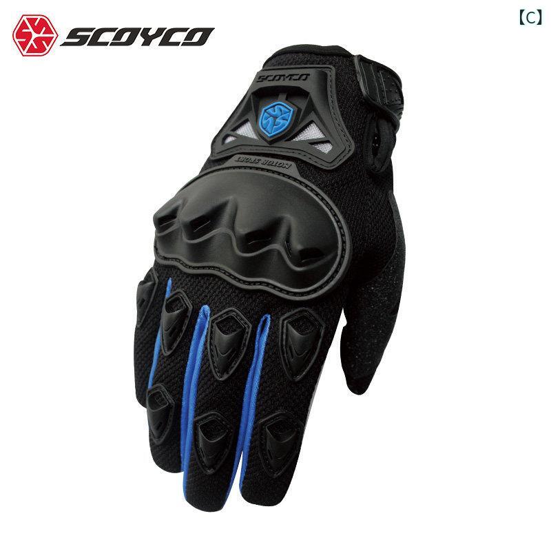 ライディンググローブ メンズ レディース 夏用 ハーフフィンガー 通気性 滑り止め 転倒保護 バイク用 レース用 伸縮性 軽量 ナックルガード
