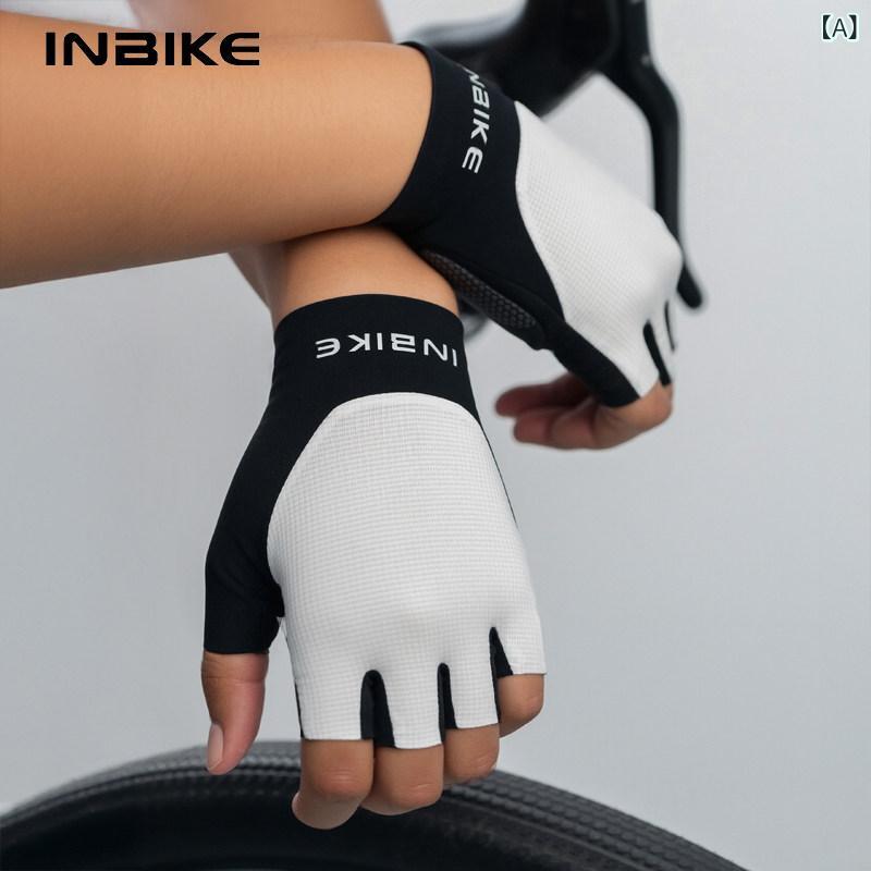 自転車 グローブ ハーフフィンガー 夏用 通気性 薄手 衝撃吸収 クッション パッド 速乾 軽量 スポーツ サイクリング ロードバイク メッシュ素材 アウトドア