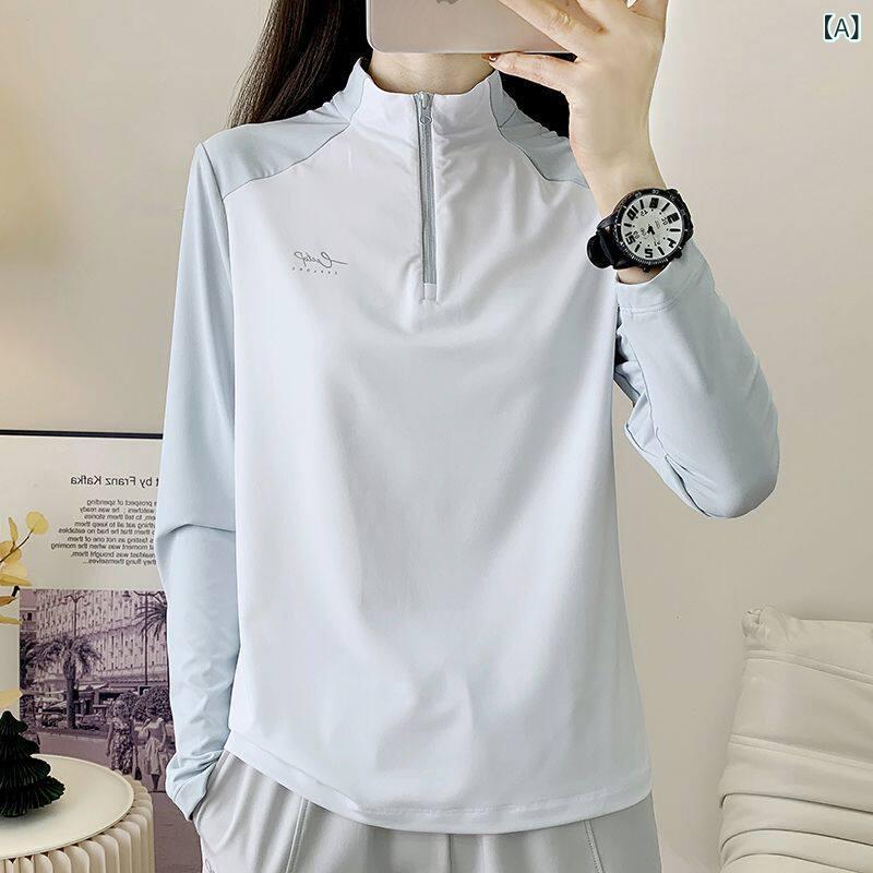 レディース 長袖 Tシャツ 薄手 接触冷感 速乾 通気性 アウトドア スポーツ ハイキング 登山 ランニング トレーニング フィットネス トップス 吸湿速乾 軽量