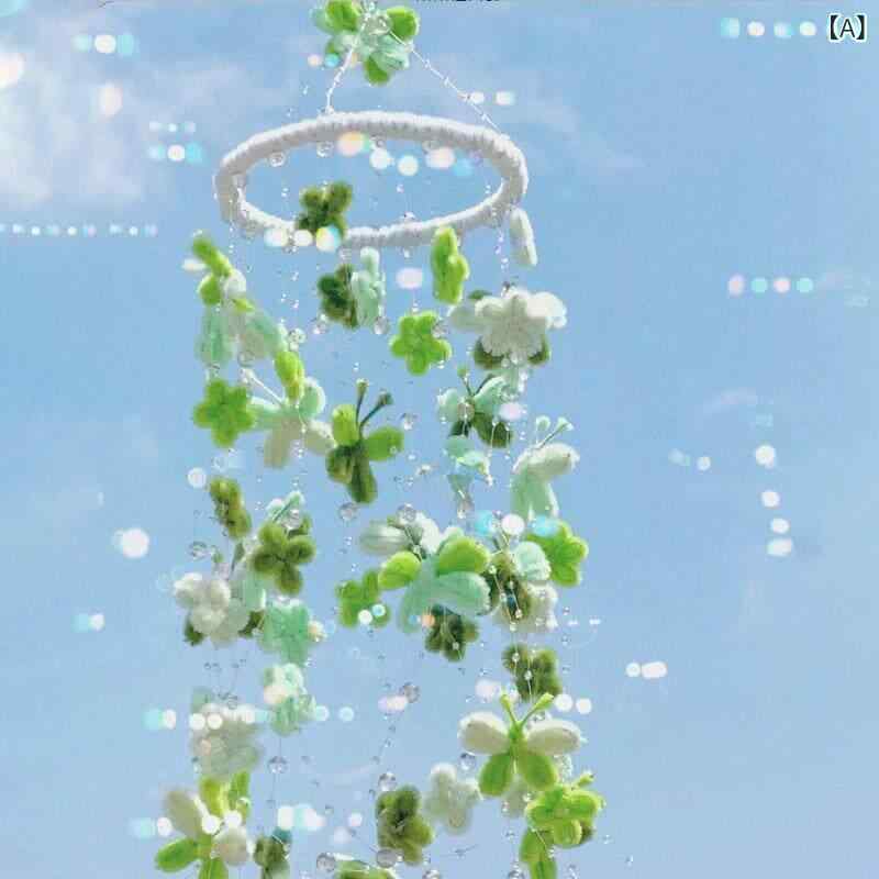 キッズ DIY ツイスト棒 アート 材料セット 夏 蝶 風鈴 花束 知育玩具 室内 飾り 創造遊び 軽量 カラフル 安全素材