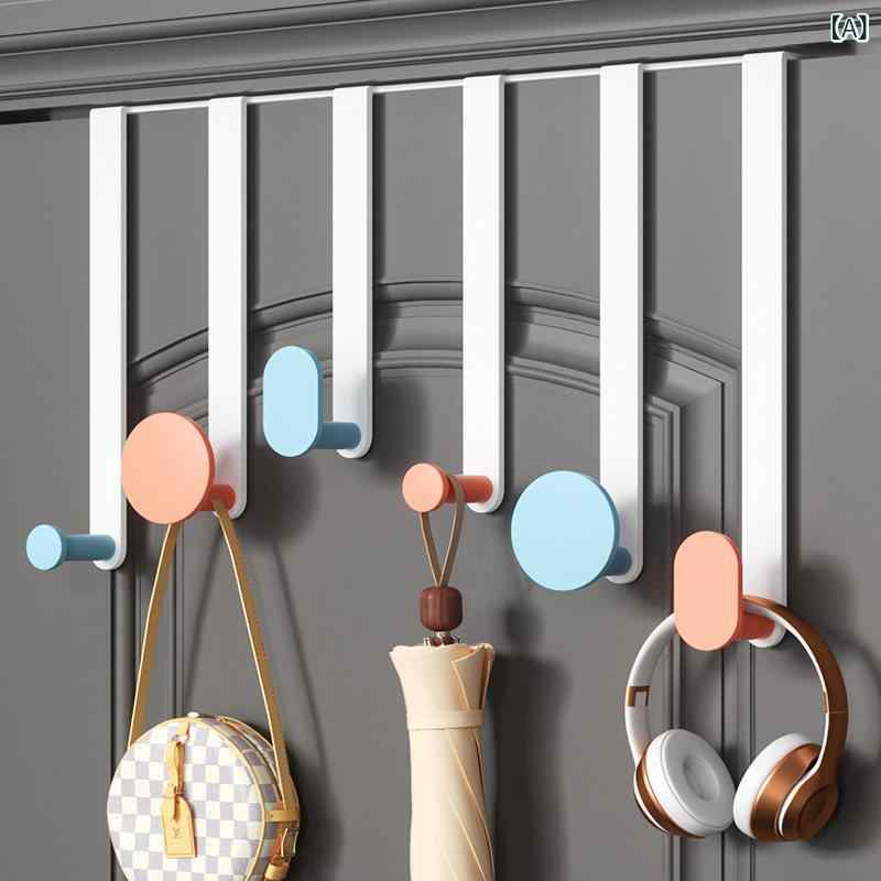壁掛けフック ドアハンガー 取り付け簡単 寝室収納 衣服掛 置物ラック 収納グッズ 省スペース 便利アイテム