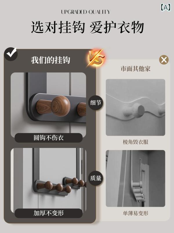 ドア裏収納ラック ハンガーフック 穴あき不要 粘着取り付け 伸長式 玄関用 寝室用 バッグハンガー 服置き物 収納棚 壁掛け 省スペース 整理整頓 便利グッズ