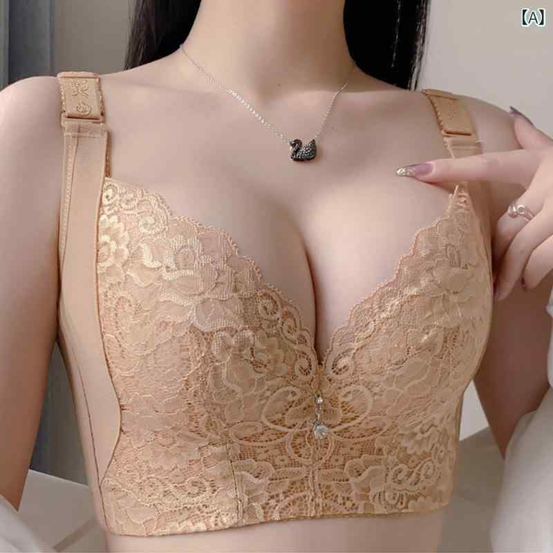 ブラジャー レディース 脇肉収集 バスト調整 大きめ胸 スリム効果 矯正 下垂防止 外側拡散防止 ボディシェイプ 7列フック 高級感 伸縮性 軽量 快適フィット 日常使い インナーウェア