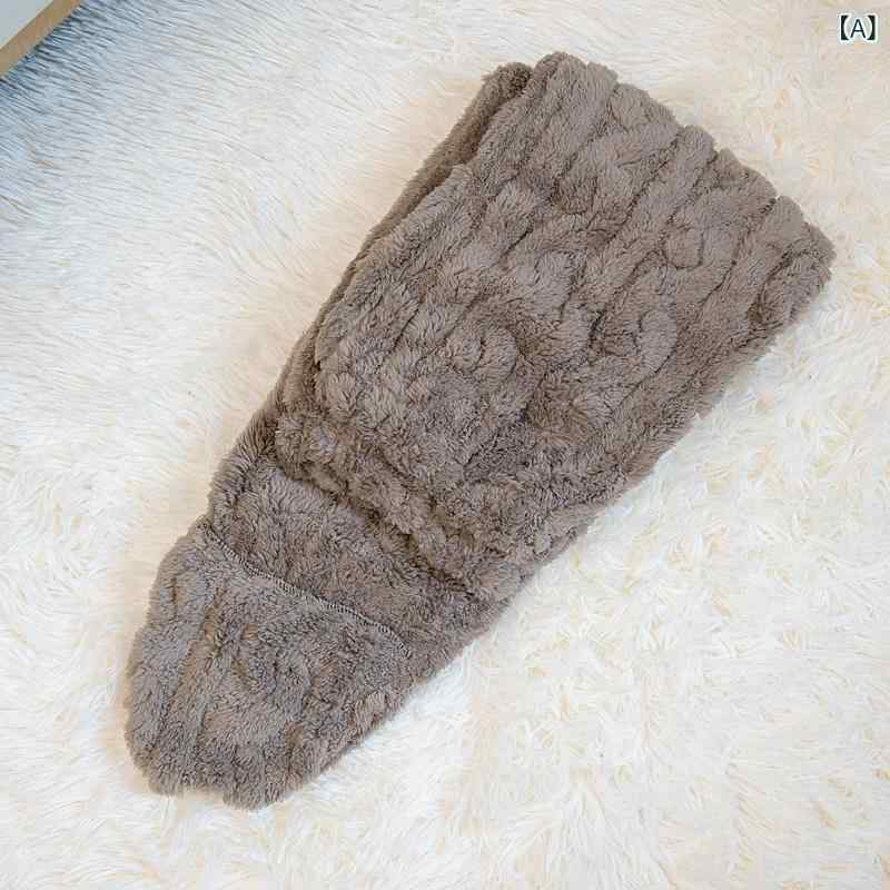秋冬 レディース ロング レッグウォーマー 保暖 起毛 厚手 膝 脚 保護 冷え対策 睡眠用 柔らかい 素材 暖か 履き心地