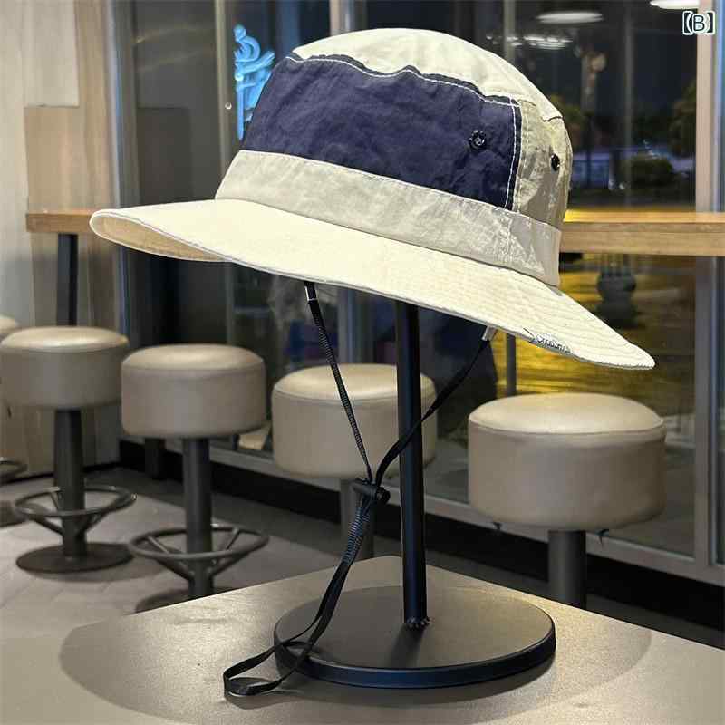 フィッシャーマンハット ユニセックス 夏用 アウトドア UVカット 速乾 通気性 遮光...