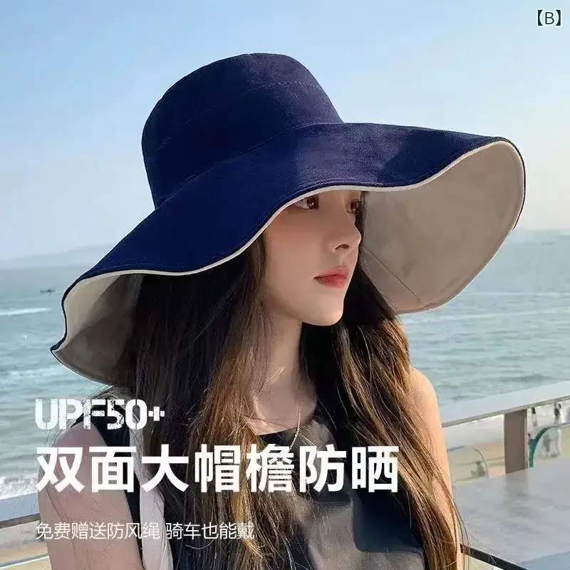 折りたたみ雨帽子 顔カバー 日よけ UVカット 防水 男女兼用 夏用 アウトドア 自転...