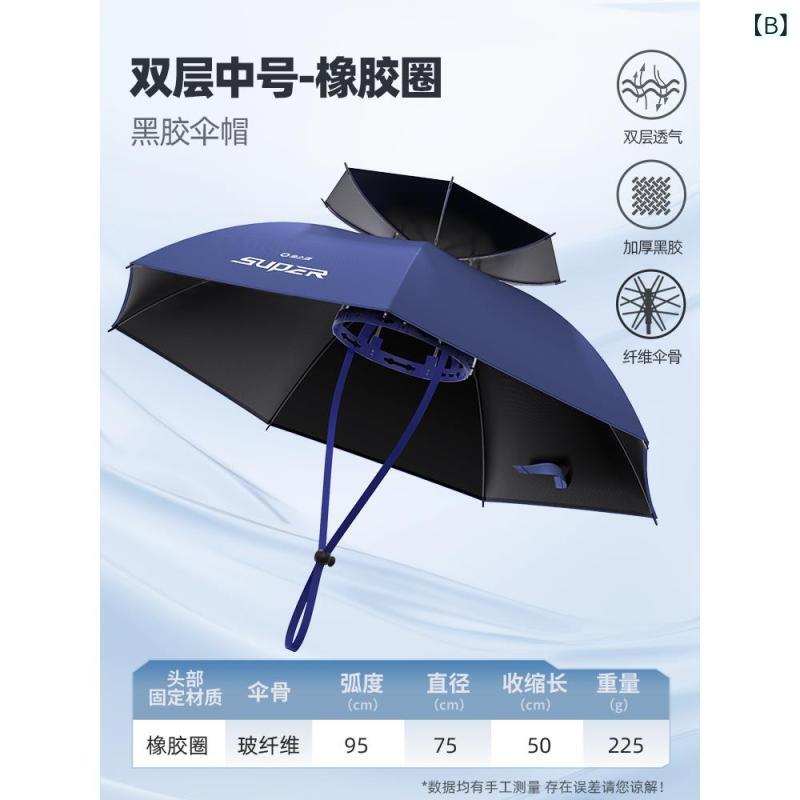 笠帽子 頭傘 雨よけ 日焼け防止 UVカット 軽量 通気性 春夏 アウトドア 普段使い ...