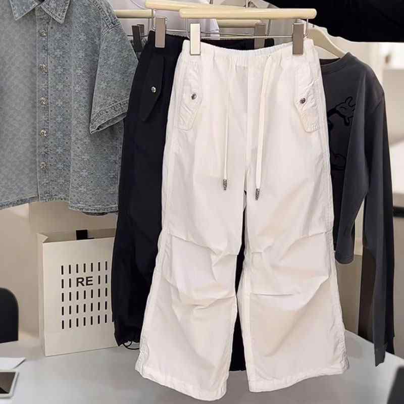 Foldable Umbrellas - キッズ パンツ 夏用 カーゴパンツ 男の子 女の子 白 薄手 カジュアル ファッション ロングタイプ 軽量 伸縮性 吸湿速乾 通学 遊び着