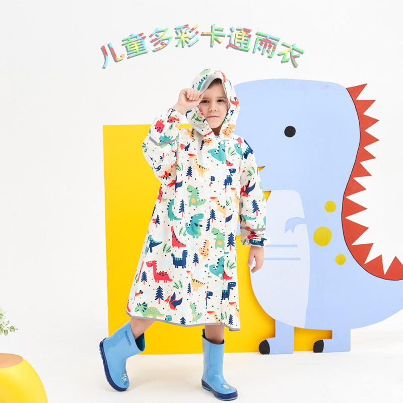 Rain Wear - キッズ リュックサック 雨具 防水 反射材 付き かわいい カートゥーン 柄 スクールバッグ 通学 用 アウトドア キャンプ 幼児 大児童 対応 軽量
