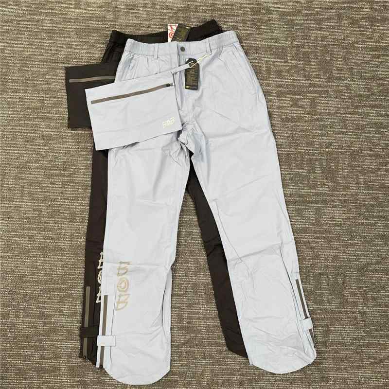 男性用 ゴルフ レインパンツ 防水 加工 ジッパー ウエスト 伸縮性 アウトドア ウェア 軽量 機能性・カテゴリ: 雨パンツ・対象: 男性・サイズ展開: S.M.L.XL.XXL・カラー展開: 黒.青