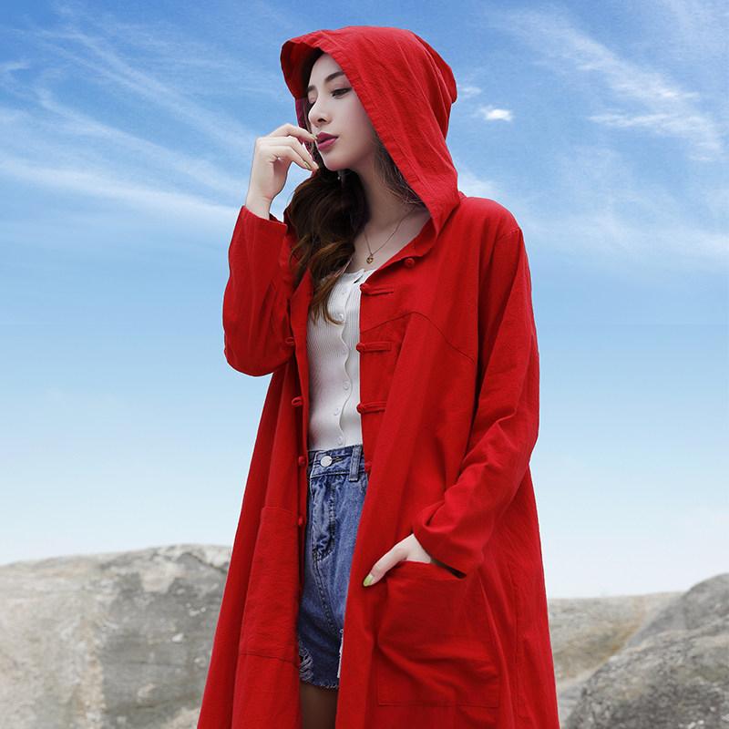 ポンチョ フード付き 綿麻 ゆったり大サイズ 旅行 観光 砂漠 撮影 民族風 軽量 春夏 外出 普段使い