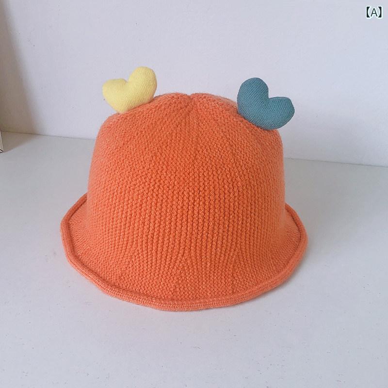 ベビー 帽子 ニット キャップ かわいい ユニセックス 春秋 漁夫スタイル 柔らかい 素材 日常使い 室内外 暖かみ 婴幼儿 用・スタイル: 韓国・対象シーン: カジュアル・帽頂形状: 丸型・帽檐形状: 大型・タイプ: 漁夫帽・対象性別: 男女共通・帽囲: 42-46cm・対象年齢: 3-12ヶ月・カラー展開: ピンク.イエロー.ブラック.オレンジイエロー.草緑.ピンクセット（帽子+靴下）.イエローセット（帽子+靴下）.草緑セット（帽子+靴下）.ブラックセット（帽子+靴下）.ライトブルーセット（帽子+マフラー）.ピンクセット（帽子+マフラー）.イエローセット（帽子+マフラー）.ブラックセット（帽子+マフラー）.ピンク三点セット（帽子+靴下+マフラー）.イエロー三点セット（帽子+靴下+マフラー）.ブラック三点セット（帽子+靴下+マフラー）