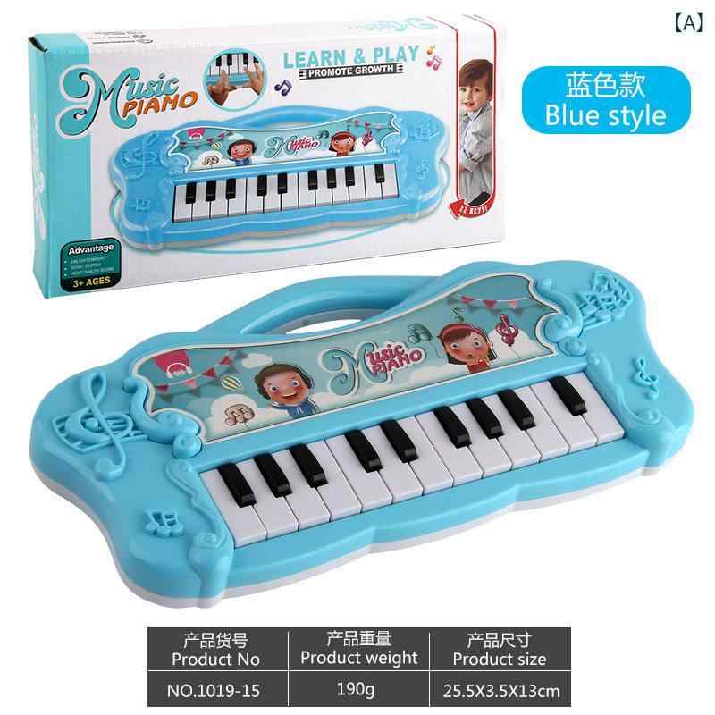電子琴 キッズ 知育玩具 早期教育楽器 ミニピアノ 13鍵 音楽キーボード 学習用 室内遊び 音階練習