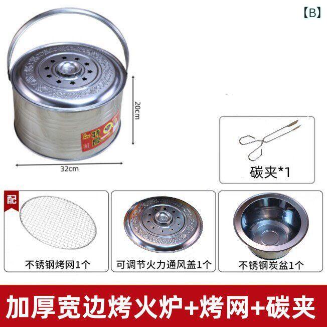 レトロ 炭ストーブ 家庭用 暖房器 火鉢 屋外...の紹介画像2
