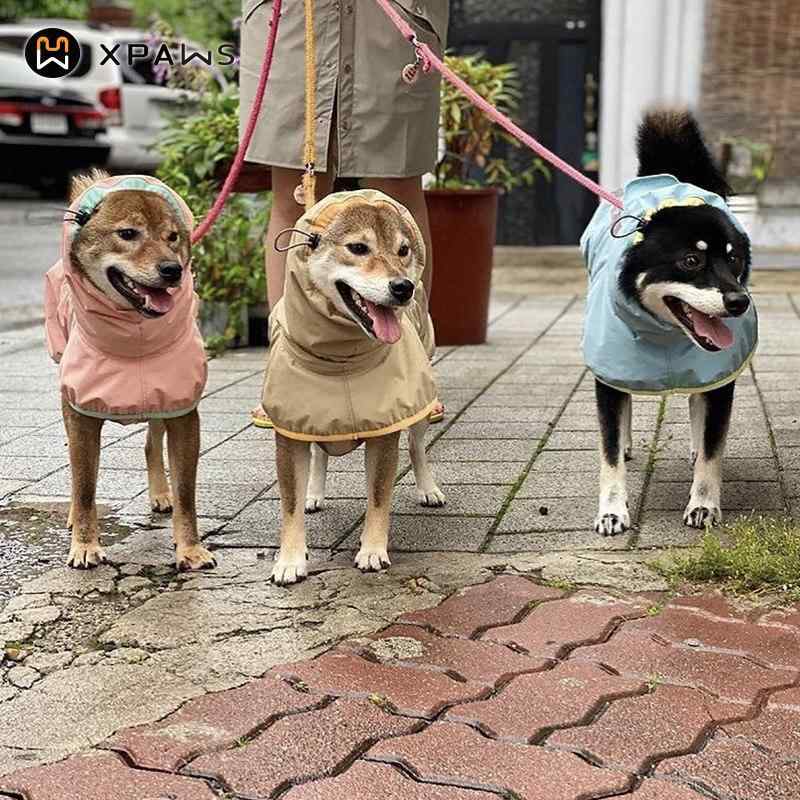 レインコート 犬用 中小型犬 防水 ケープ コーギー 柴犬 ペット服 散歩用 アウトドア 軽量 撥水加工・カテゴリ: 雨衣・スタイル: 英倫・サイズ展開: S,M,L,2L,3L,4L,5L,6L・カラー展開: ぶどう紫,グレープフルーツピンク,レモンブルー,キウイゴールド,マンゴーイエロー