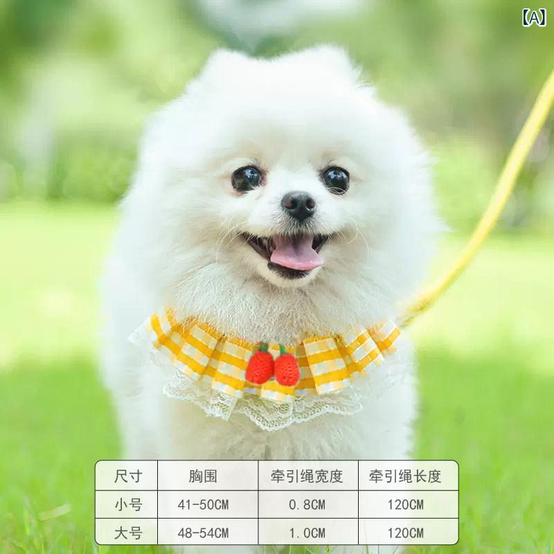 Harness Leash - 小型犬用 背心式 ハーネス リード 散歩ロープ 胸背バンド 幼犬対応 ペット用 快適 負担軽減 調整可能 軽量素材