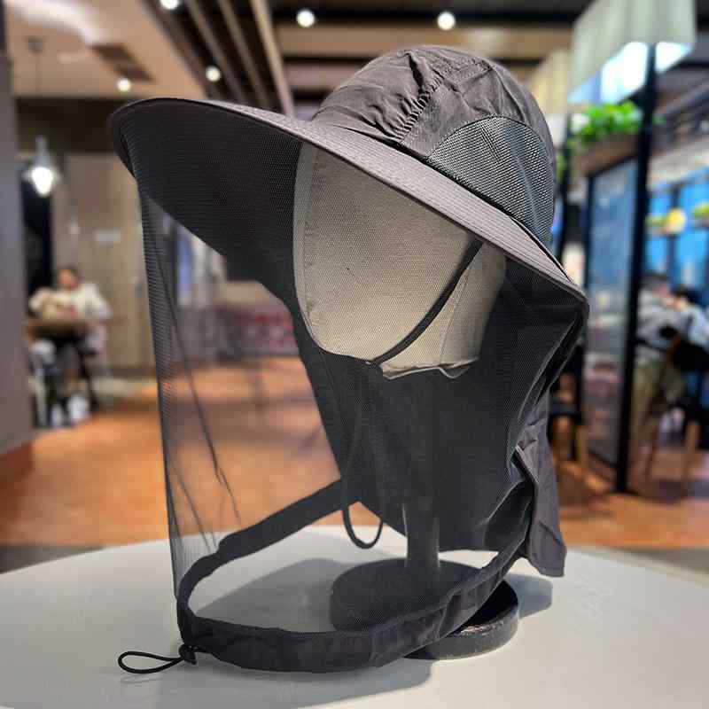 サンハット 男女 夏用 大つば UVカット メッシュフェイスガード 防虫 日よけ アウトドア 釣り キャンプ 登山 ハイキング 軽量 吸湿速乾・カテゴリ: つば広帽・スタイル: カジュアル・主な素材: ポリエステル・帽頂: 円頂・つば: 大つば・対象: 男女共通・サイズ展開: M (56-58cm)・カラー展開: ライトグレー(メッシュ),ダークグレー(メッシュ),ネイビー(メッシュ),ブラック(メッシュ),アーミーグリーン(メッシュ),カーキ(メッシュ),ローズレッド(メッシュ),ブルー(メッシュ),カモフラージュブラウン,カモフラージュグリーン,カモフラージュグレー