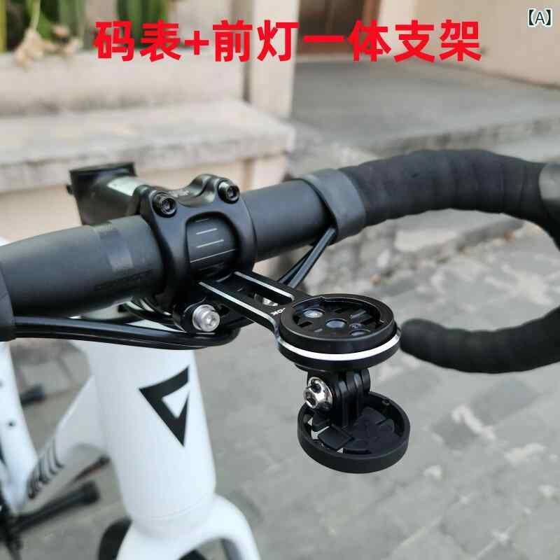 自転車 ブラケット ロードバイク スピードメーター 延長マウント マウンテンバイク ライト 下掛け 吊り下げ アクセサリー アクションカメラ ベース 取り付け 部品 サイクリング 用 アクセサリー 軽量 調整可能 耐久性