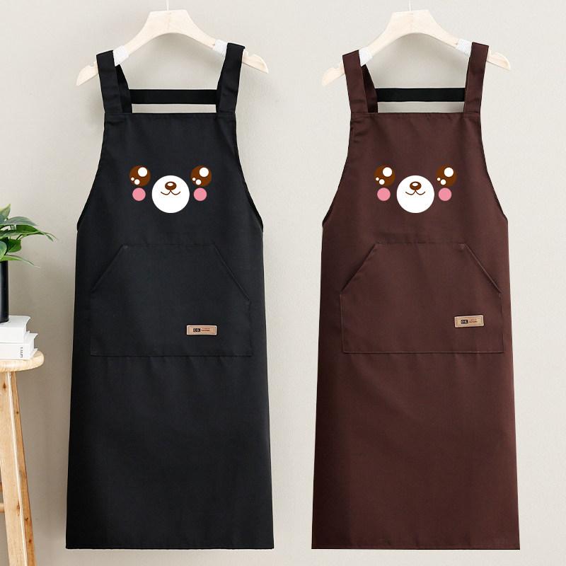 Sommelier Aprons - エプロン 大人用 ロング キャンバス生地 通気性 防水加工 キッチン 家庭用 飲食業 作業着 日常使い