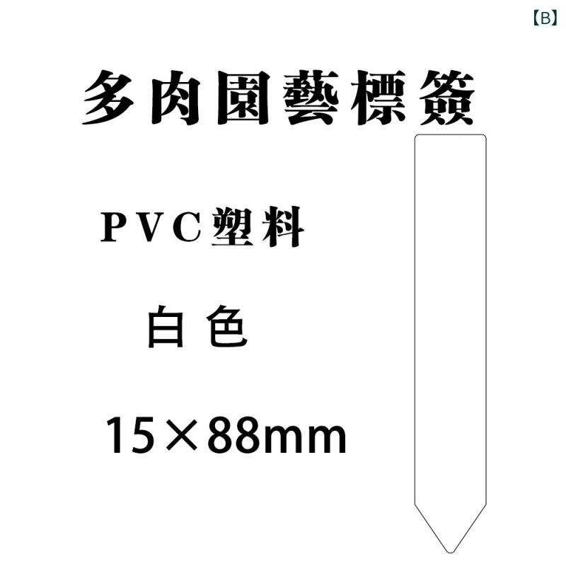 園芸 植物ラベル 多肉植物 塊根蘭 防水 PVC 耐久性 タグ 挿し札 室内観葉 屋外用 ...