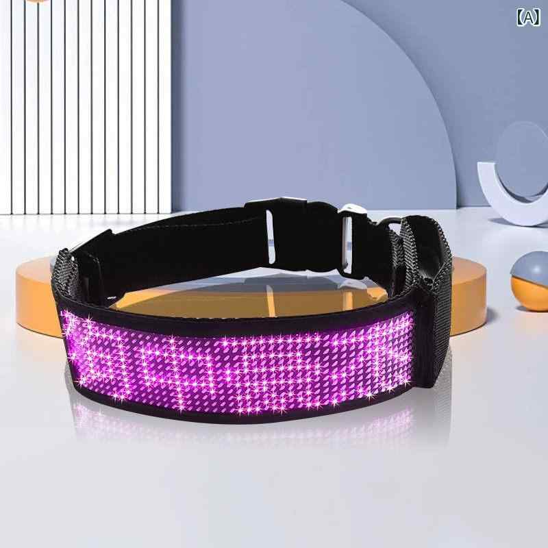 首輪 脚輪 LED 発光 情趣 ペット アクセサリー ブルートゥース 接続 充電式 装飾品 光る タイプ セクシー グッズ ワイヤレス 機能 装着 簡単 調整可能 素材 柔軟 快適 着用・カラー展開: ピンク.赤.黄色.青.白.緑.固定混色.RGBカラー