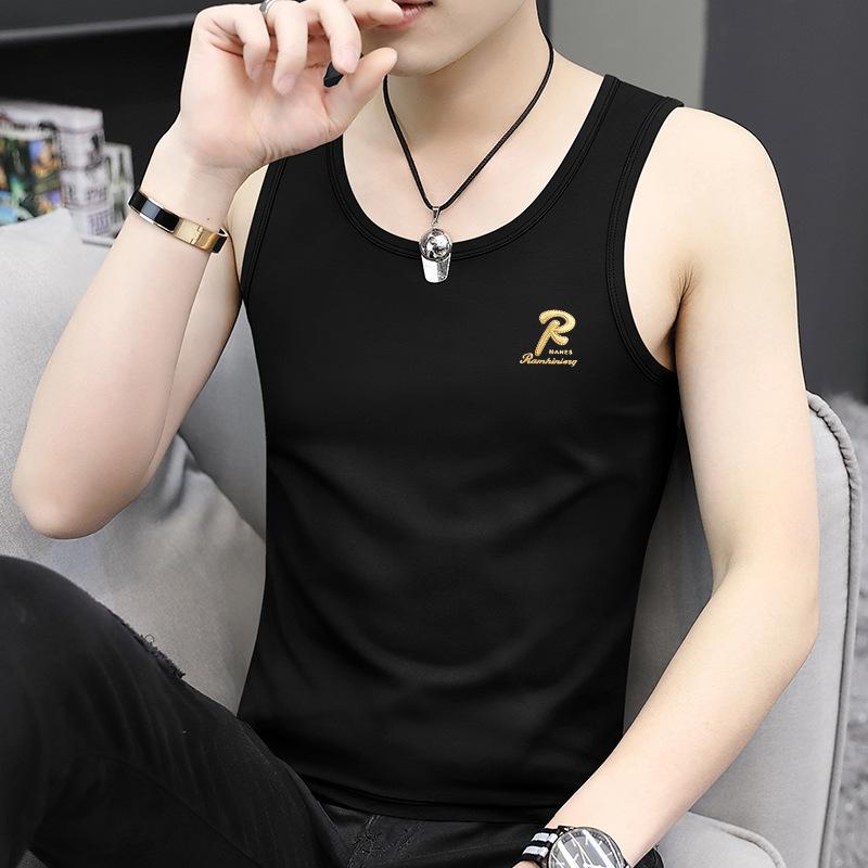 メンズ タンクトップ 丸首 無袖 Tシャツ 男性用 修身 フィット 速乾 吸湿速乾 軽量 夏用 春夏 フィットネス ランニング ジョギング トレーニー 青年 普段使い アウトドア スポーツウェア コットン混 ストレッチ ビッグシルエット カジュアル ブラ