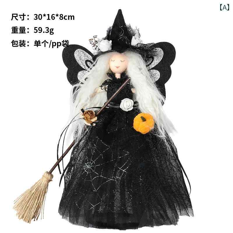 置物 レディース ハロウィン 飾り 飾り付け 蝴蝶 女巫 人形 樹木 星 ツリー トップスター ホームパーティー インテリア オブジェ 雑貨 おしゃれ かわいい 季節 イベント 装飾品 デコレーション グッズ 屋内装飾 庭 ガーデン パーティー用品 ホリ riverpaddy-11665630 リバーパディ サンプル画像2