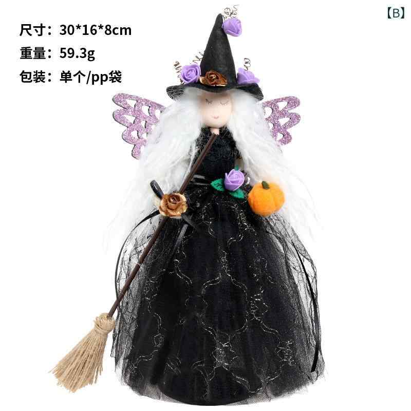 置物 レディース ハロウィン 飾り 飾り付け 蝴蝶 女巫 人形 樹木 星 ツリー トップスター ホームパーティー インテリア オブジェ 雑貨 おしゃれ かわいい 季節 イベント 装飾品 デコレーション グッズ 屋内装飾 庭 ガーデン パーティー用品 ホリ riverpaddy-11665630 リバーパディ サンプル画像3