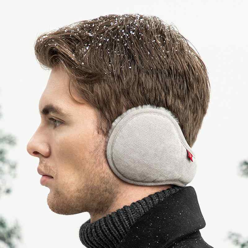 イヤーマフ メンズ 冬用 折りたたみ 保暖 防寒 コットンベルベット素材 耳カバー 暖か 防風 アウトドア 普段使い 軽量 伸縮性