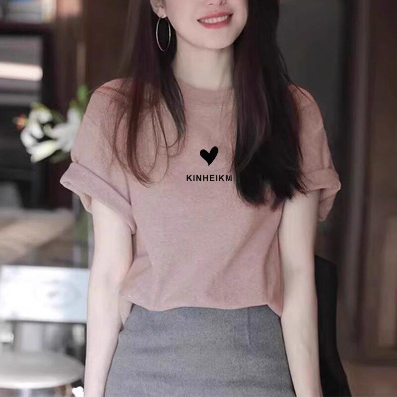レディース ピンク 短袖 Tシャツ 夏用 ゆったり トップス 高級感 おしゃれ リラックス カジュアル スタイル 軽量 吸湿速乾・.韓版・シルエット: ゆったり・袖丈: 短袖・ネックライン: 丸首・着丈: 標準・柄: プリント.文字.数字.ハート.カートゥーン・カラー展開: ピンク.グレー.ホワイト・サイズ展開: S.M.L.XL.2XL・厚み: 標準・袖型: 標準・対象年齢: 25-29歳