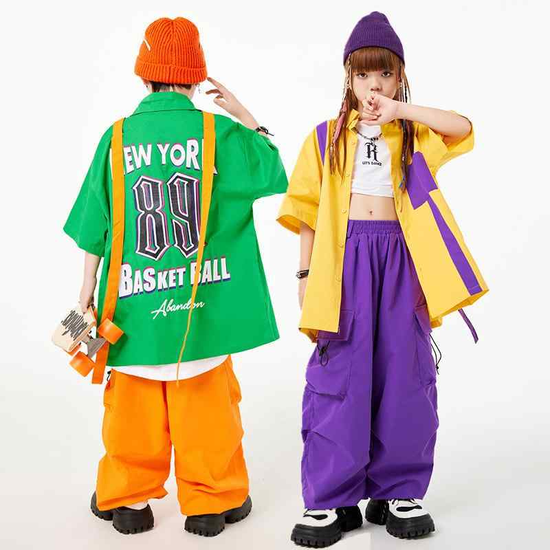キッズ ダンス衣装 男の子 女の子 ストリートダンス ヒップホップ ジャズ パフォーマンス 夏用 セット ファッション ステージ コスチューム 軽量 吸湿速乾・性別: 男女共通・カラー展開: イエロー上衣+パープル長パンツ.イエロー上衣+パープル長パンツ+ヘッドバンド.イエロー上衣+パープル長パンツ+インナーベスト.イエロー上衣+パープル長パンツ+インナーベスト+ヘッドバンド.イエロー上衣+パープル長パンツ+女児インナーベスト.イエロー上衣+パープル長パンツ+女児インナーベスト+ヘッドバンド.グリーン上衣+オレンジ長パンツ.グリーン上衣+オレンジ長パンツ+ヘッドバンド.グリーン上衣+オレンジ長パンツ+インナーベスト.グリーン上衣+オレンジ長パンツ+インナーベスト+ヘッドバンド.グリーン上衣+オレンジ長パンツ+女児インナーベスト.グリーン上衣+オレンジ長パンツ+女児インナーベスト+ヘッドバンド.イエロー上衣.グリーン上衣.パープルカーゴパンツ.オレンジカーゴパンツ・サイズ展開: 110cm.120cm.130cm.140cm.150cm.160cm.170cm.180cm・適用ダンス: ストリートダンス