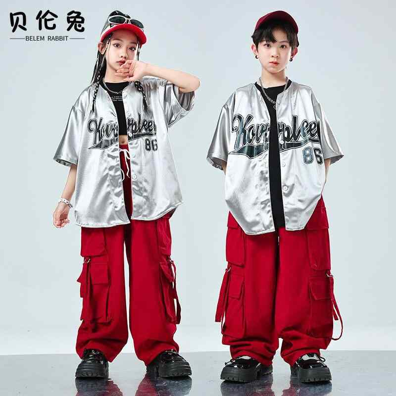 キッズ ダンス衣装 セット ストリートダンス ジャズダンス ヒップホップ 女児 男児 パフォーマンス ステージ 伸縮性 通気性 快適 フィット ・スタイル: ヒップホップ・適用ダンス: ヒップホップダンス・適用性別: 男女共通・適用年齢: 3歳～14歳・参考身長: 110cm.120cm.130cm.140cm.150cm.160cm.170cm.180cm