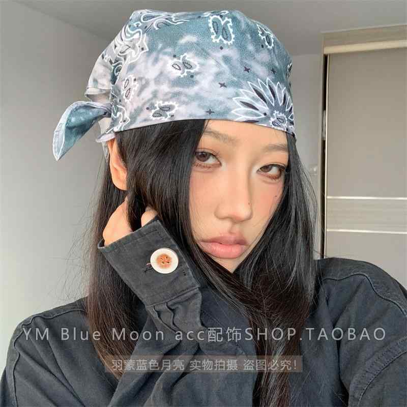 ヘッドスカーフ ヘアバンド スクエアスカーフ スイートクール アメリカンガール風 ...