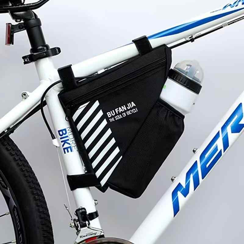 自転車 フレームバッグ ツールポーチ 水筒ケース ロードバイク マウンテンバイク 用 サイクリング アクセサリー 軽量 耐久性 防水 収納便利 アウトドア 装備