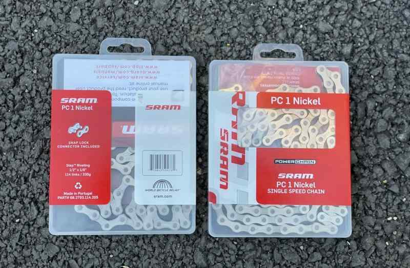 自転車 チェーン シングルスピード用 フィクスドギア 軽量 静音 速結 トラックバイク 固定ギア 耐久性 メンテナンスフリー