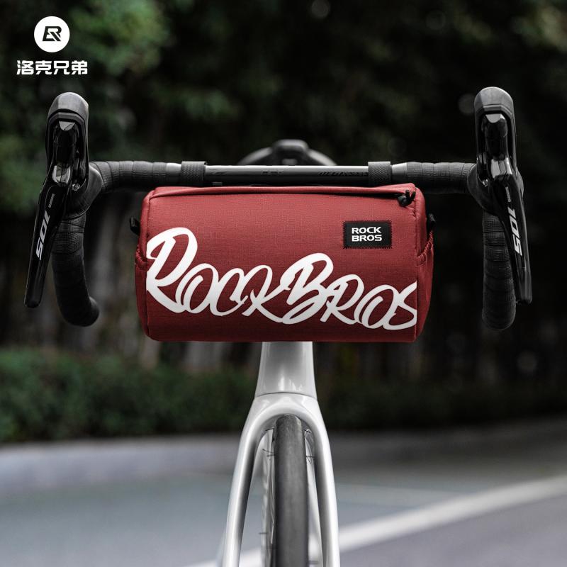 自転車 ハンドルバッグ 円筒型 ロードバイク用 折りたたみ自転車用 マウンテンバイク用 サイクリング 斜めがけ鞄 アウトドア ライディング 取り付け簡単 軽量 防水加工