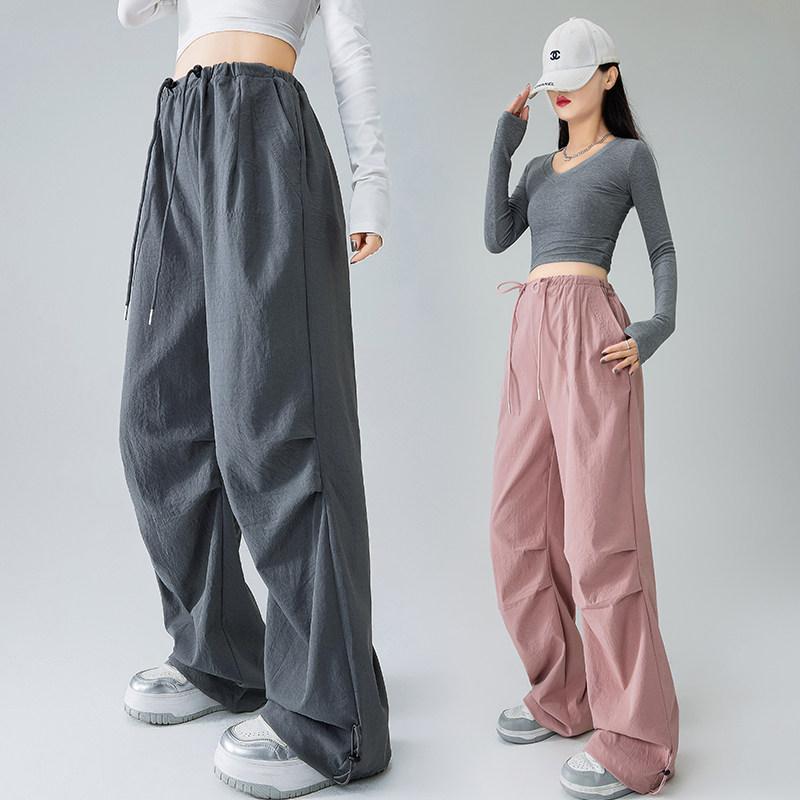 妊婦パンツ マタニティパンツ 春夏 ワイドレッグ ゆったり カジュアル ワークスタイル 大きめサイズ 日常使い 快適 伸縮性(4.0)