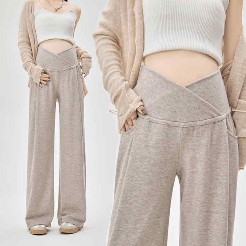 マタニティパンツ 春夏 ワイドレッグ ストレート ローライズ フィット 大きめサイズ ゆったり お腹楽ちん 外出用 日常使い 快適 妊婦向け 妊婦服・機能: 腹部サポート・厚み: 標準・対象期間: 全妊娠期・パンツ丈: ロング・素材: 混紡・サイズ展開: M.L.XL.2XL.3XL・カラー展開: ダークグレー.グレー.ミルクカラー.ミルクカラー加厚.グレー加厚.ダークグレー加厚