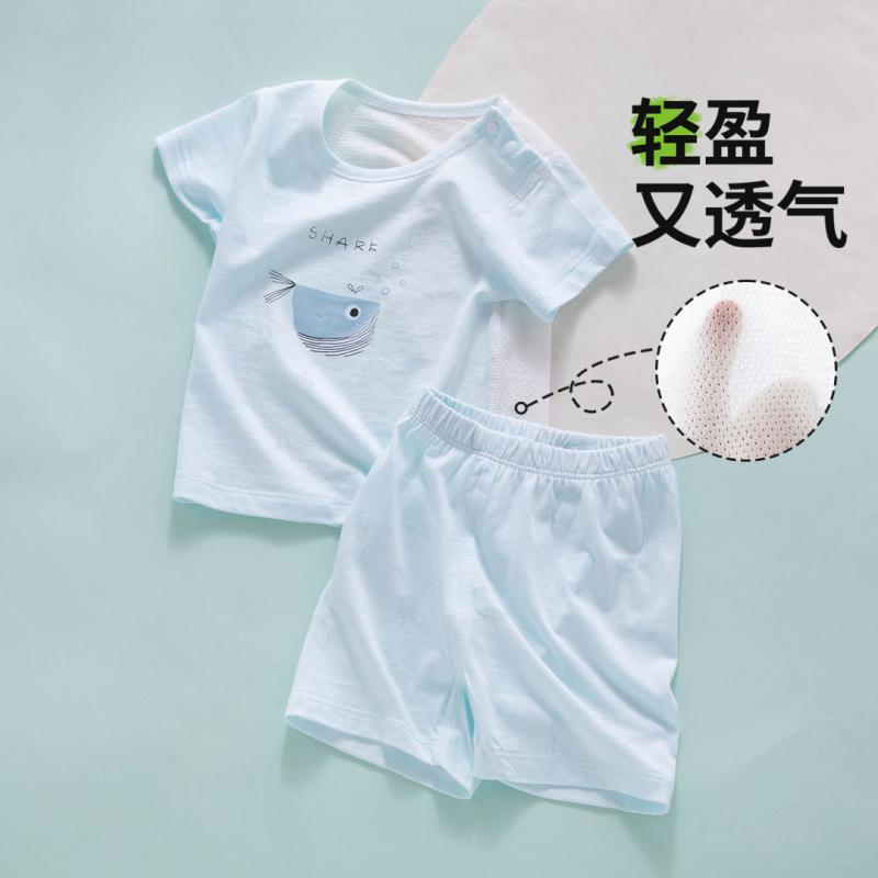 ベビー 夏服 薄手 綿 通気性 吸湿 短袖 セパレート セット 赤ちゃん 幼児 普段使い 軽量 涼しい・スタイル: 爽やか・主な素材: 綿95%.ナイロン5%・タイプ: 分体セット・機能: 透気性・袖丈: 短袖・ネックライン: クルーネック・対象: 男女・カラー展開: ブルー.白.黄色.ピンク・サイズ展開: 3ヶ月.6ヶ月.9ヶ月.12ヶ月.18ヶ月.2歳