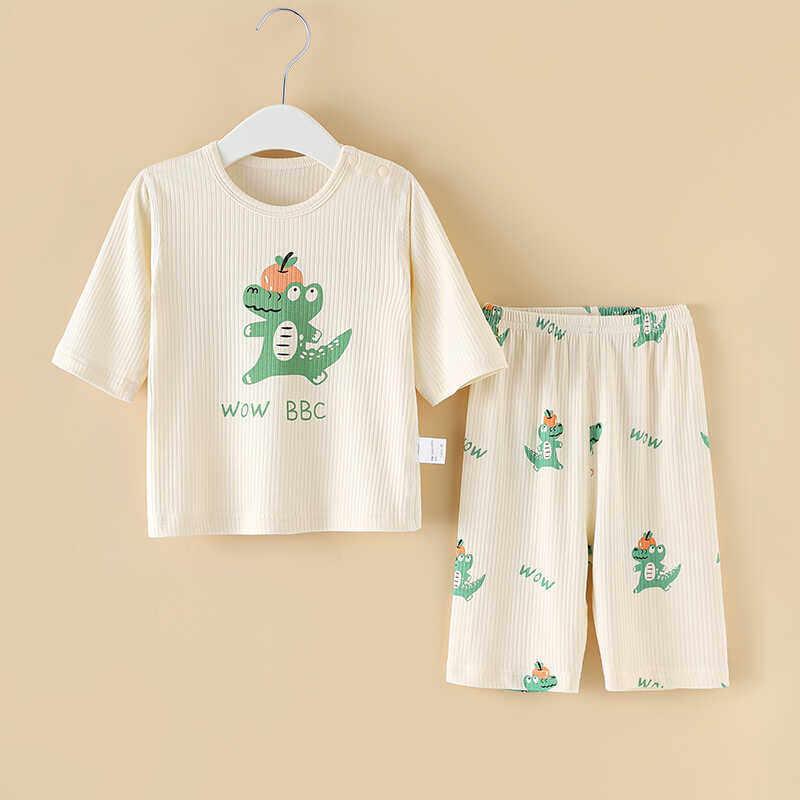 ベビー 七分袖 モーダル素材 セパレート ルームウェア 夏用 通気性 薄手 ホームウェア 赤ちゃん服 室内着 吸湿速乾 接触冷感 幼児用