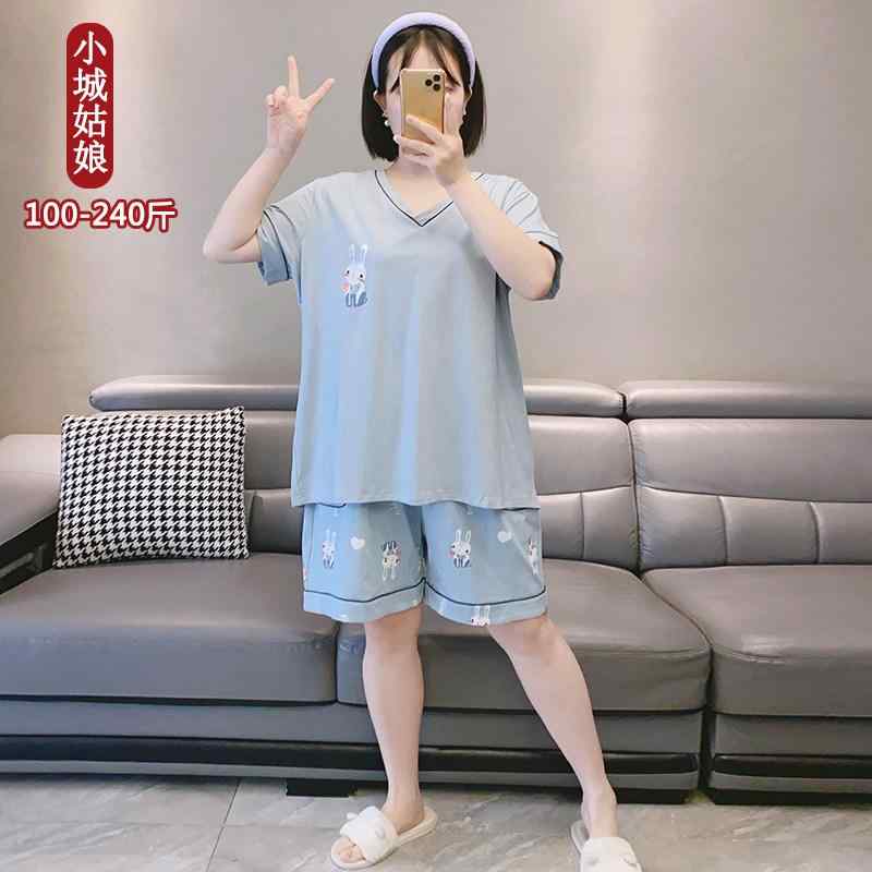 レディース パジャマ セット かわいい ウサギ柄 Vネック ビッグサイズ 夏用 綿100% 短袖 ショーツ ゆったり ルームウェア 部屋着 通勤後 リラックス・カテゴリ: パジャマ・スタイル: シンプル・主な素材: 綿100%・袖丈: 半袖・ネックライン: Vネック・柄: プリント.卡通・パンツ丈: ショート・ウエスト: ゴム・厚み: 薄手・トップスタイル: プルオーバー・対象年齢: 若者・性別: 女性・カラー展開: ワインレッド.ピンク.ブラック.ブルー.グレー・サイズ展開: 3XL.4XL.5XL.6XL