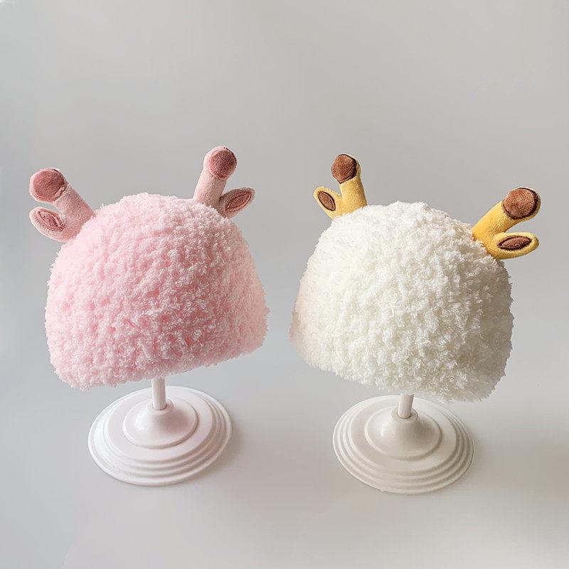 ベビー キッズ 帽子 冬用 秋冬 厚手 防寒 暖か 小鹿耳 耳あて かわいい ふわふわ 赤ちゃん 乳幼児 保暖 イヤーマフ スタイル