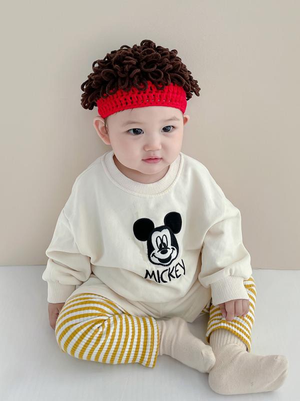 ベビー帽子 男の子用 ウィッグキャップ おもしろアフロヘア カールスタイル 子供向け 爆発頭 楽しい 秋冬 暖か素材 室内遊び 外出用 伸縮性 軽量 かわいい ヘッドウェア