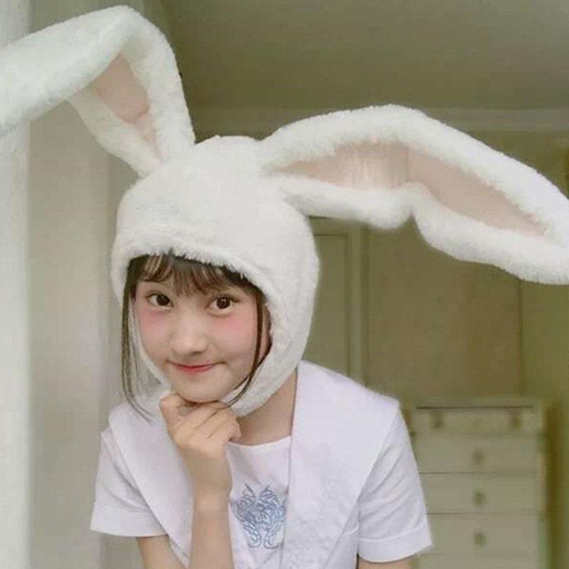 Accessories - ヘッドアクセサリー ウサギ耳 毛绒帽子 かわいい 少女向け コスプレ 撮影用 ファー素材 柔らかい ピンク系 ウィッグカバー ハロウィン イベント用 インスタ映え アクセサリー かわいい 動物モチーフ 頭部カバー 毛皮風 ふわふわ 耳付き 帽子 女の子用