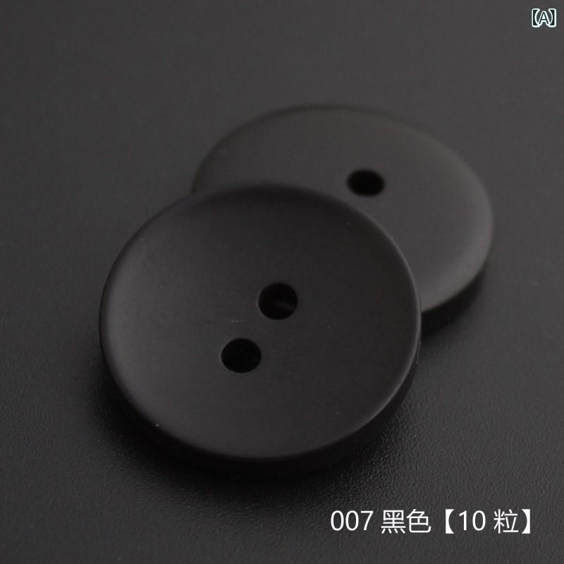 リバーパディのボタン 高級感 マット仕上げ グレー ブラウン コート トレンチコート アウター レジン素材 スーツ パンツ シャツ ビジネス フォーマル アクセサリー｜アングル2